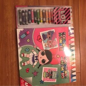 5/15$ L.O.L. Surprise! Coloring Book with Crayons - Multicolor​​